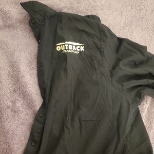 Outback Steakhouse shirt size xl, 3/4 sleeve button up